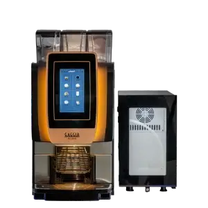 Compact fresh bean fully automatic coffee machine